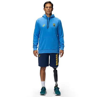 Casaco Moletom ASICS CPB Oficial - Masculino - Azul