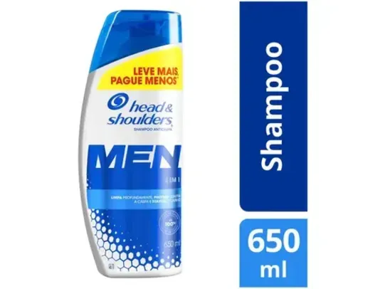 [C.Ouro/APP] Shampoo Anticaspa Head & Shoulders 3 em 1 - 650ml