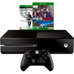 Console Xbox One 500GB + 2 Jogos + Controle Sem Fio