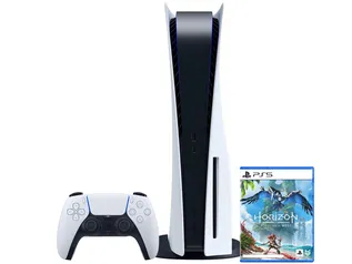 PlayStation 5 2020 Nova Geração 825GB 1 Controle - Sony + Horizon Forbidden West Pré Venda - PS5 / Playstation 5