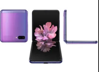 [clube da Lu] Samsung Galaxy Z Flip Ultravioleta, com Tela de 6,7”, 4G, 256GB e Câmera Dupla de 12MP + 13MP - SM-F700FZPDZTO