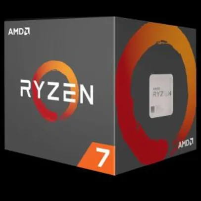 Processador AMD Ryzen 7 2700, Cooler Wraith Spire, Cache 20MB, 3.2GHz (4.1GHz Max Turbo) R$577