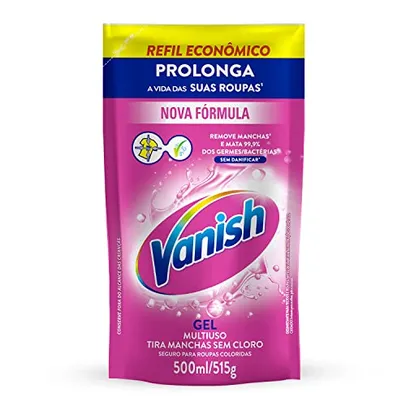 [REC] Tira Manchas em Gel Vanish Multiuso 500ml Refil Econômico para roupas coloridas