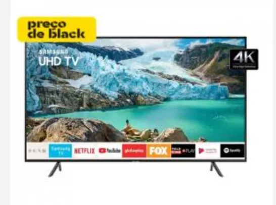 TV 58'' LED Samsung 58RU7100 Ultra HD 4K R$ 2429