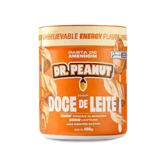 Pasta de Amendoim DR. Peanut Doce de Leite 600G - Com Whey Protein