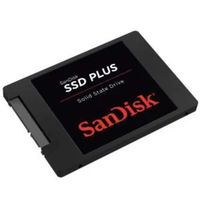 Saindo por R$ 249: [Ponto Frio] SSD Plus 120GB SanDisk - R$249 | Pelando