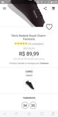 Tênis Reebok Royal Charm - Feminino | R$76