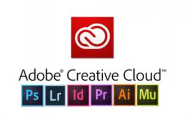 Adobe Creative Cloud com Até 70% de desconto || Estudante/Professor