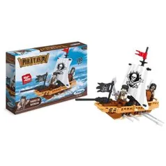 [Prime] Blocos de Encaixe Piratas Navio de Batalha Xalingo R$ 24