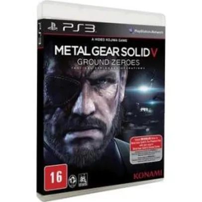 [Walmart] Jogo Metal Gear Solid V: Ground Zeroes - PS3 - R$ 30