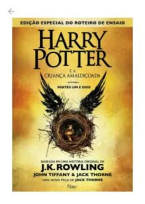 LIVRO - HARRY POTTER E A CRIANÇA AMALDIÇOADA - partes um e dois | R$10