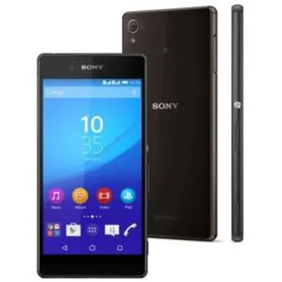 [Extra] Smartphone Sony Xperia Z3+ Preto com Tela 5.2", Dual Chip, 4G, Câmera 20.7MP por R$ 1889