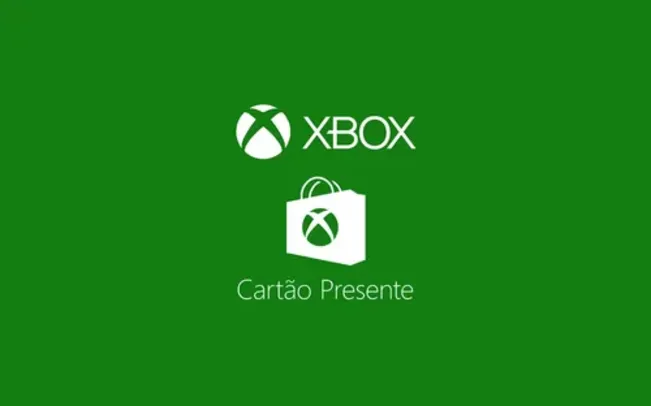 R$ 100 - Cartão Presente Xbox