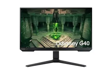 Monitor Gamer Samsung Odyssey G40B 25", FHD, 240 Hz, 1ms, com ajuste de altura, HDMI, DP, Gsync, Fre