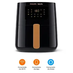 Fritadeira Air Fryer Philips Walita Conectada Série 5000, 4.1L, 1400W 