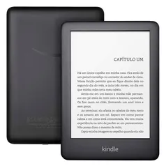 Kindle 10ª Geração, Preto, Luz Integrada, Wi-Fi, 8GB