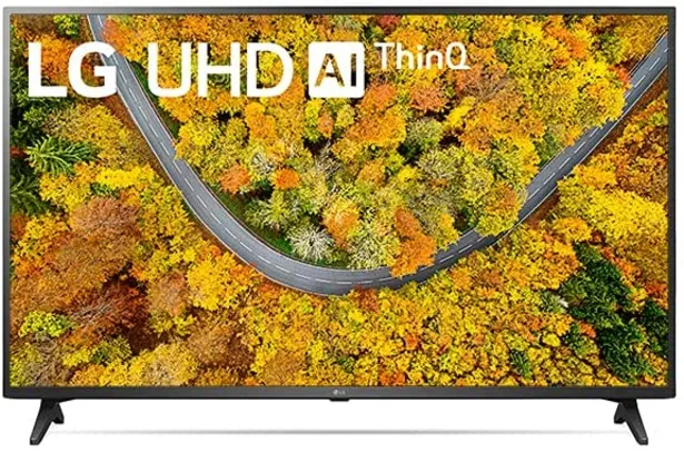 2021 Smart TV LG 55" 4K UHD 55UP7550 WiFi Bluetooth HDR Inteligência Artificial ThinQAI Smart Magic Google Alexa