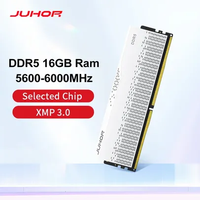 [ APP | Taxa Inclusa | MOEDAS R$ 239 ] Memória Ram Juhor DDR5 Desktop 16GB 6000MHz