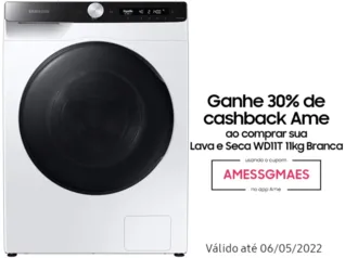 [AME R$ 2779] SAMSUNG LAVA E SECA WD11T 11KG BRANCA 110V/220V