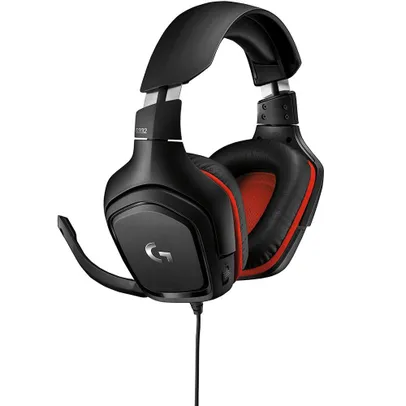 Headset Gamer Logitech Stereo Drivers 50mm G332 - Preto