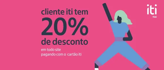 20% de desconto na Netshoes e Zatini pagando com cartão ITI