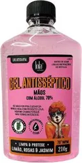 [PRIME] Gel Antisséptico 70% Limão & Rosas, 210g, Lola Cosmetics | R$14