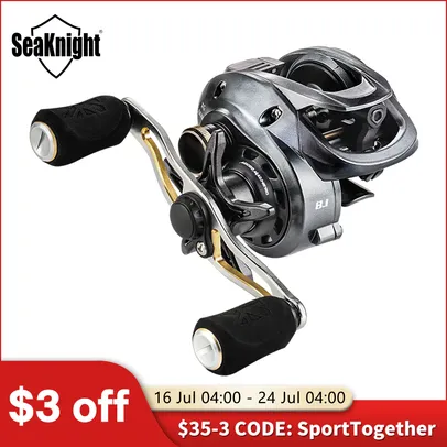 Carretel de Arremeso para pesca Seaknight Falcon | R$ 180