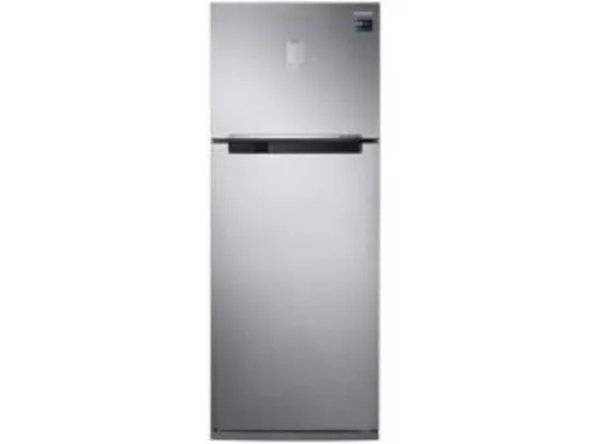 Refrigerador Samsung Frost Free Inverter - Duplex Inox Look 460L RT46 | R$ 3699