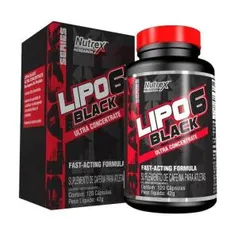 Termogênico Lipo 6 Black Ultra Contrentrado 120 Capsulas - Nutrex - R$60