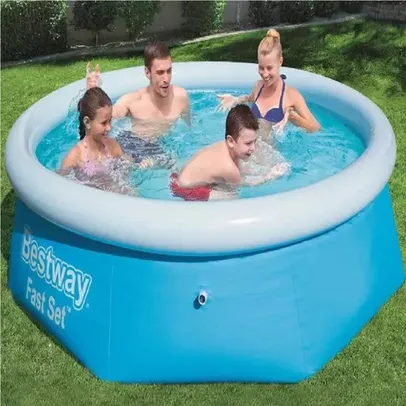 Piscina 2.300 Litros Inflável Fast Set 2,44M X 66Cm