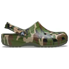 Sandália Crocs Classic Printed Camo Clog Navy/Multi