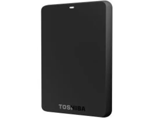 HD Externo 1TB Toshiba CanvioBasics 3.0 - USB 3.0 - R$ 199