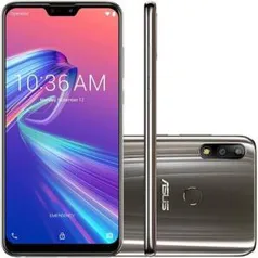 Smartphone Asus ZenFone Max Pro M2 64GB Titanium Tela 6.26 Pol. Câmera Dupla 12MP Selfie 13MP Android 9.0