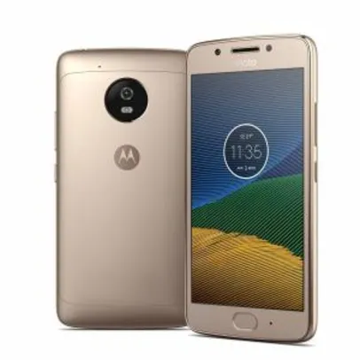 Celular Smartphone Motorola Moto G5 16gb Rom 3gb Ram (Dourado) - R$590
