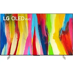 [AME SC R$3922] Smart TV 48” LG 4K OLED48C2PSA 120Hz ThinQ Wi-Fi Bluetooth Alexa Google Assistente