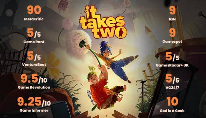 It Takes Two | Steam | R$149