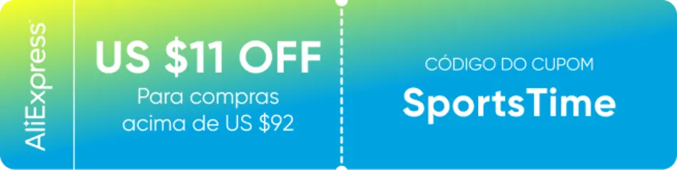 US$11 OFF em compras acima de US$92