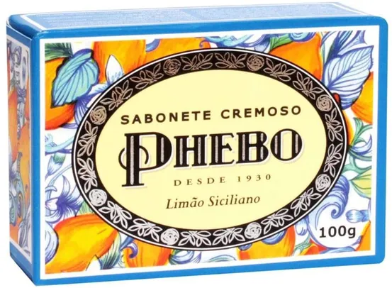 Sabonete Limão Siciliano, PHEBO, Amarelo, 100g