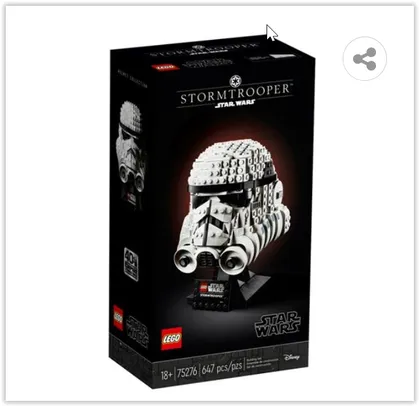 LEGO Star Wars TM Capacete de Stormtrooper 75276 – 647 Peças | R$ 398