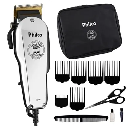 [AME R$ 70 SC R$  48] Máquina de Cortar Cabelo Philco PCR05S - Prata