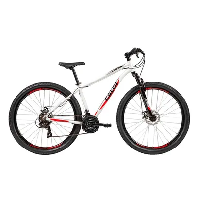 [APP/ AME R$ 841] Mountain Bike Caloi Vulcan - Aro 29 - Freio a Disco Mecânico - 21 Marchas