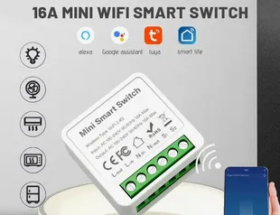 Mini Smart Swith 16a Wifi Tuya