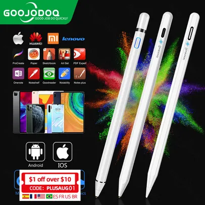 Goojodoq For Apple Pencil 1 2 Universal Stylus Pen Pencil For Ipad 2021 Air 2 Ipad 