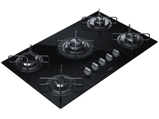 (Magalu) Cooktop 5 Bocas a Gás GLP Consul Vidro Temperado - Bivolt 