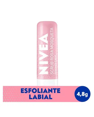 Esfoliante Labial NIVEA Scrub Rosa Mosqueta 4,8g