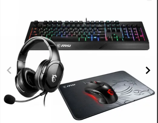 Combo Gamer MSI Adventure 202, Teclado GK20, Mouse GM08, Headset GH20, Mousepad GD21, ADVENTURE-202U