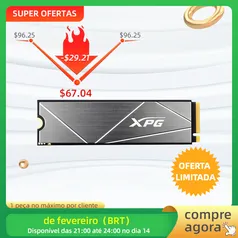 [Super Ofertas 21h] SSD XPG GAMMIX S50 Lite 512GB PCIe Gen4x4!!