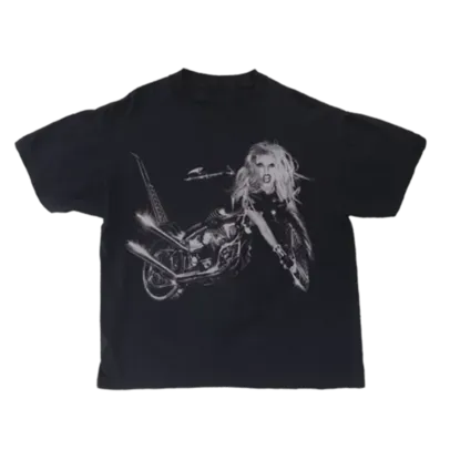 Camiseta Lady Gaga - Born This Way The Tenth Anniversary - Motorcycle T-Shirt I