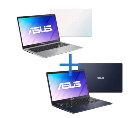 Notebook ASUS E510MA-BR700X Branco + Notebook ASUS E410MA-BV1871 Star Black