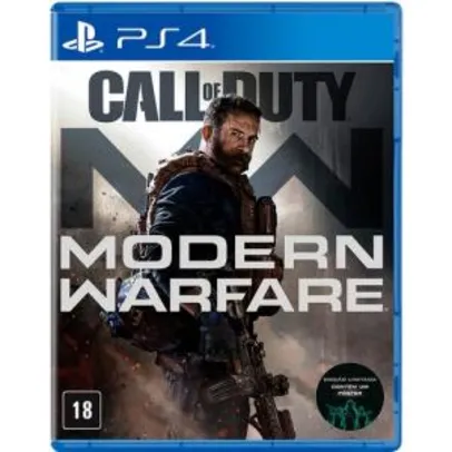 [APP + Cartão Americanas] Jogo Call Of Duty: Modern Warfare - PS4